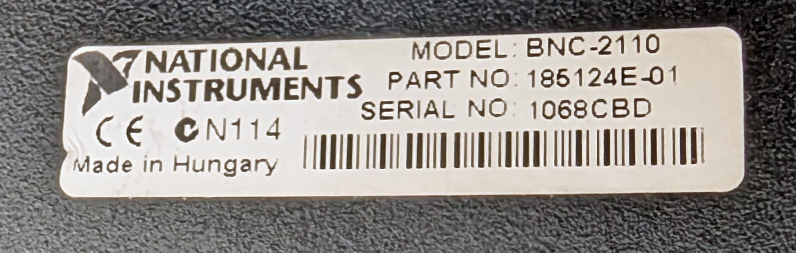 NI National Instruments BNC-2110 Terminal Block