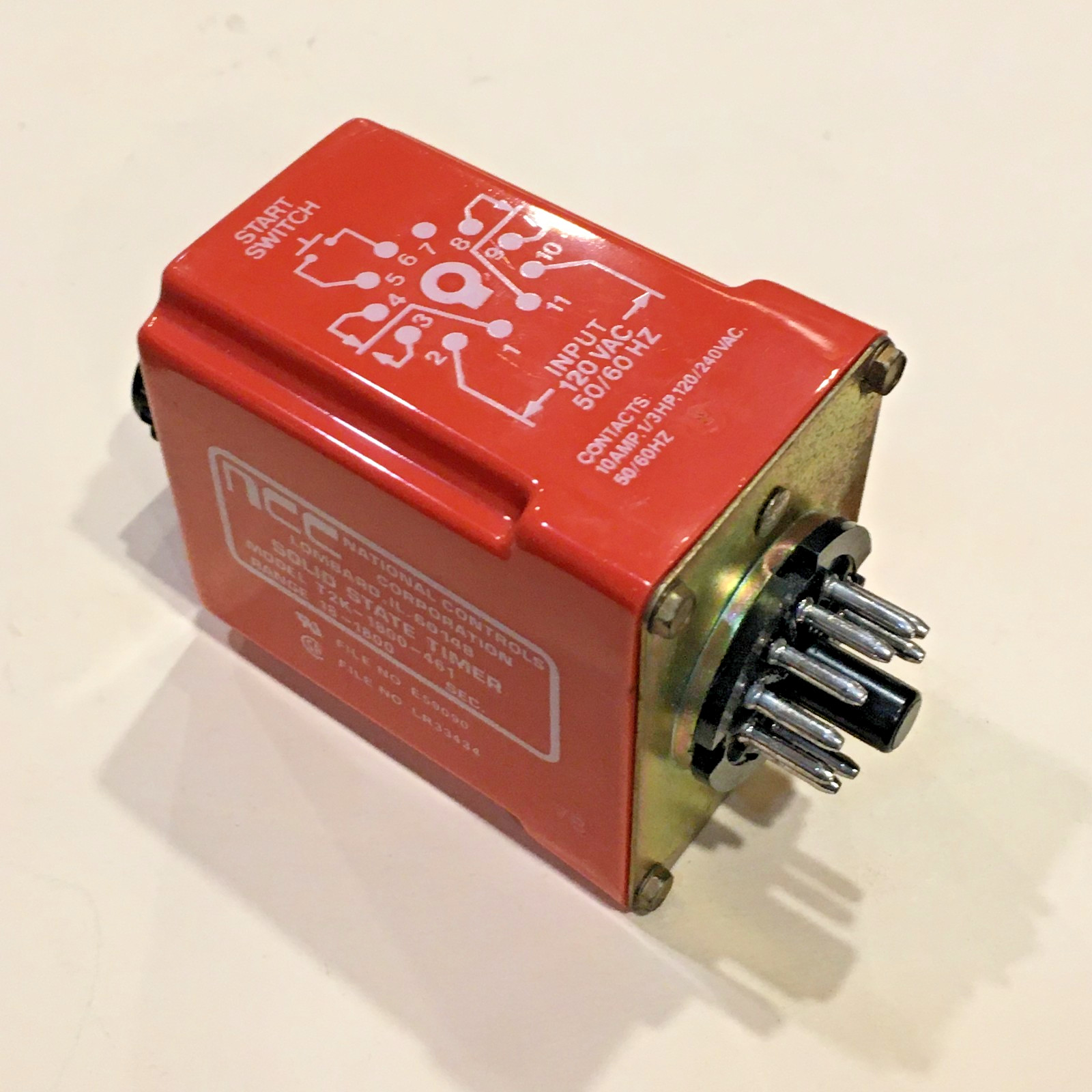 NCC T2K-1800-461 SOLID STATE TIMER (0.3 to 30 min.)