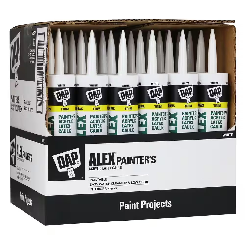 DAP Alex Painter’S 10.1 Oz. White All-Purpose Acrylic Latex Caulk (30-Pack)