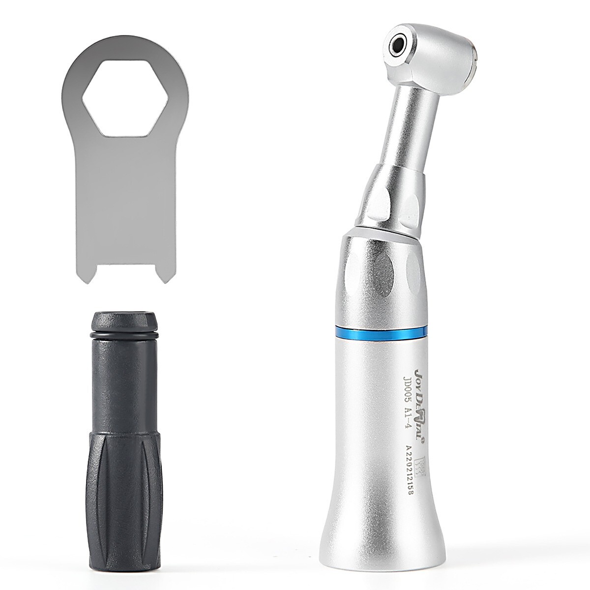 AZDENT Dental 1:1 Slow Low Speed Contra Angle Handpiece Push Button/Latch E-Type