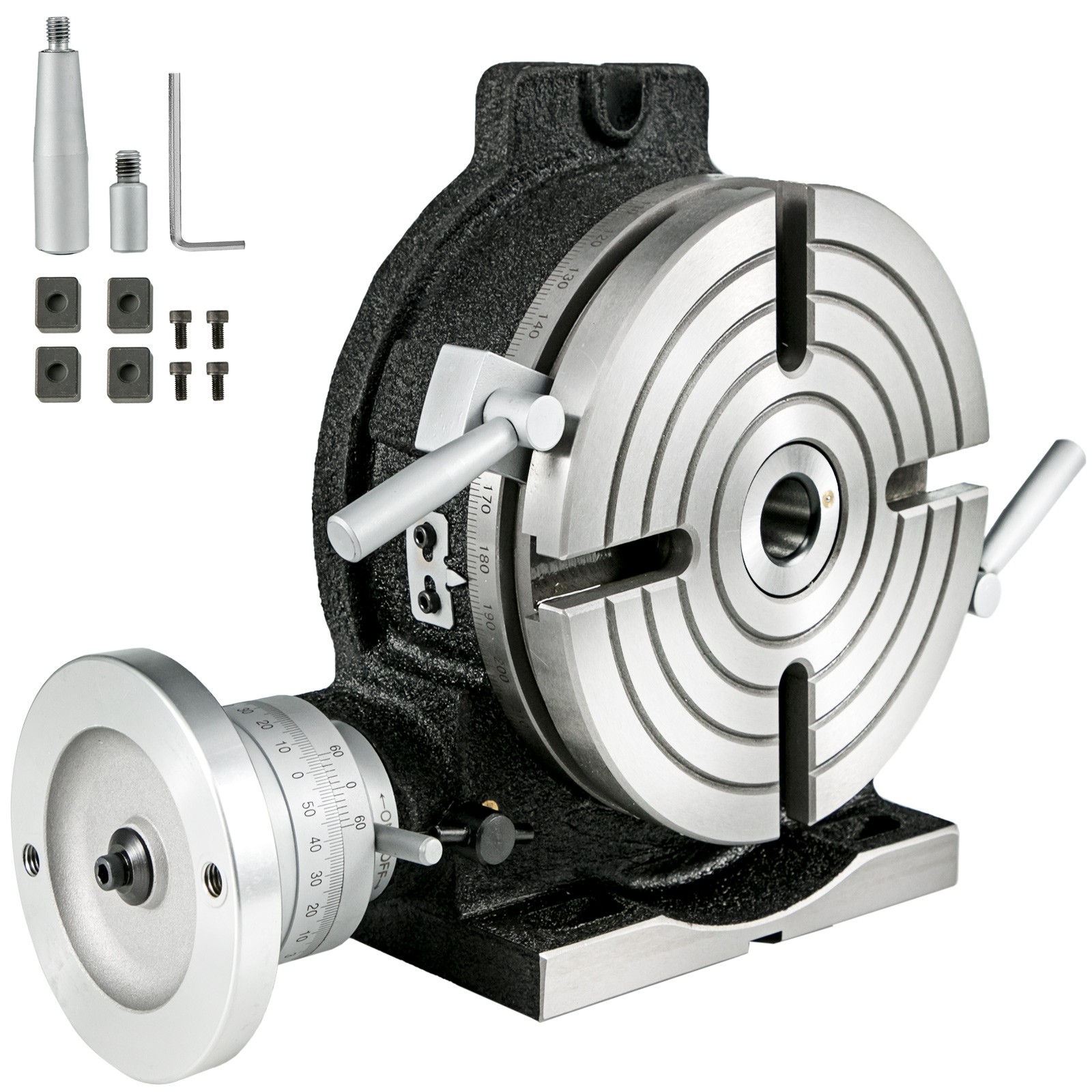 VEVOR 8″ Precision Horizontal and Vertical Rotary Table