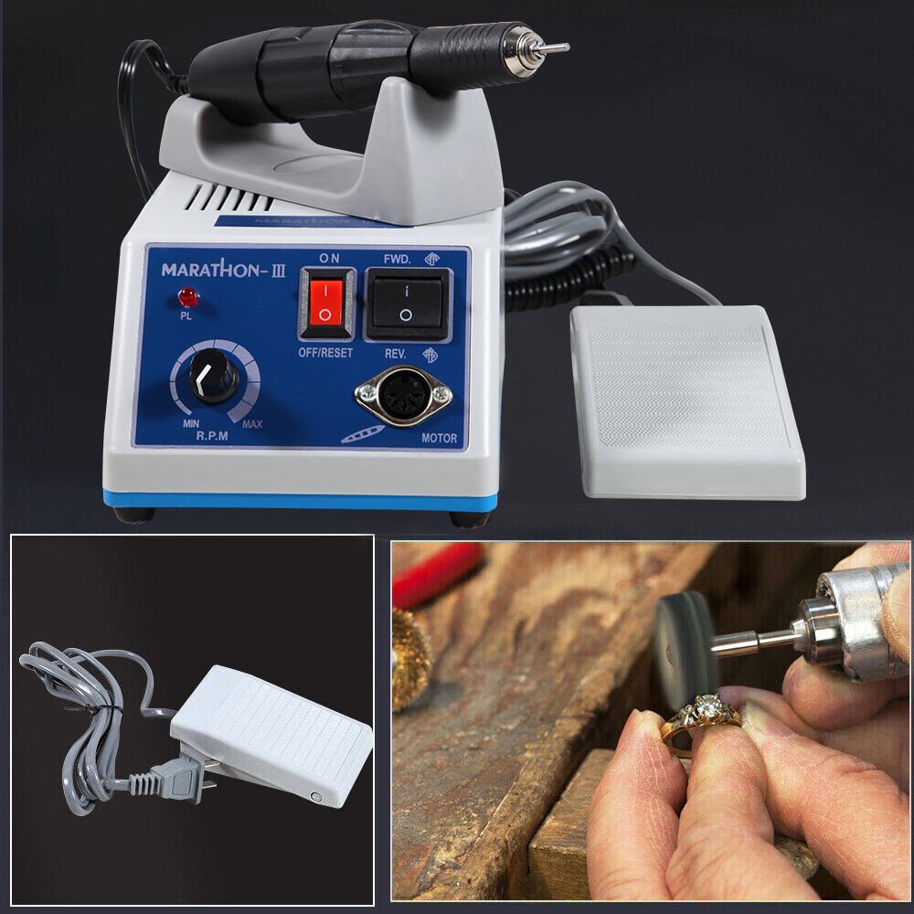 Dental Lab Marathon Electric Micromotor Polishing Unit / 35K rpm Motor Handpiece