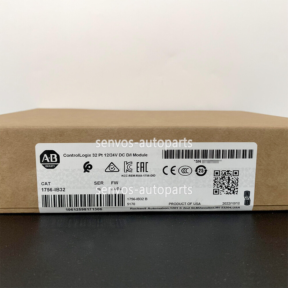 Allen-Bradley 1756-IB32 SerB ControlLogix 32 Pt 12/24V Module New Factory Sealed