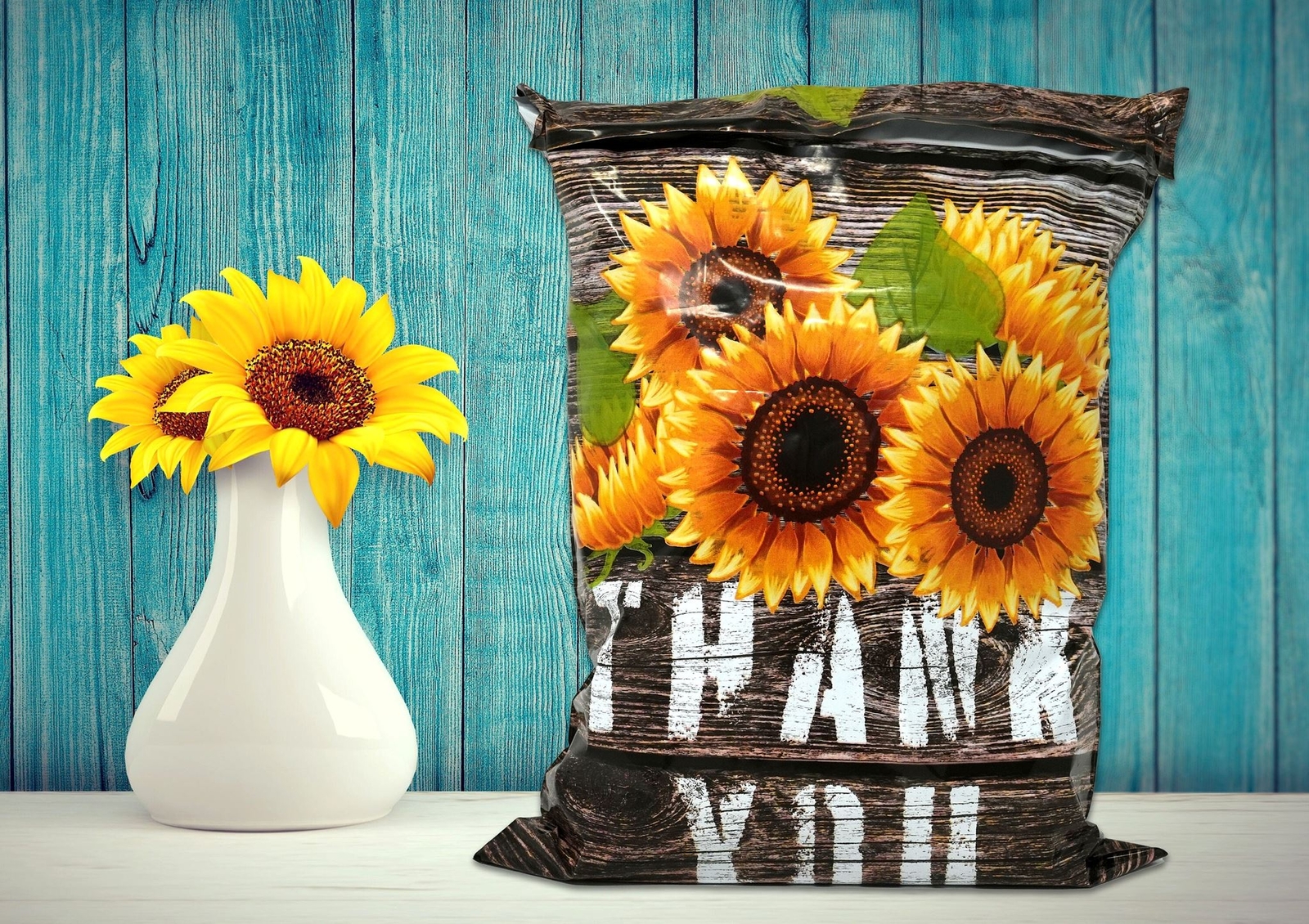 10 Designs! Ultimate Thank you Poly Mailers Collection, 10×13″ Combo, Self Seal