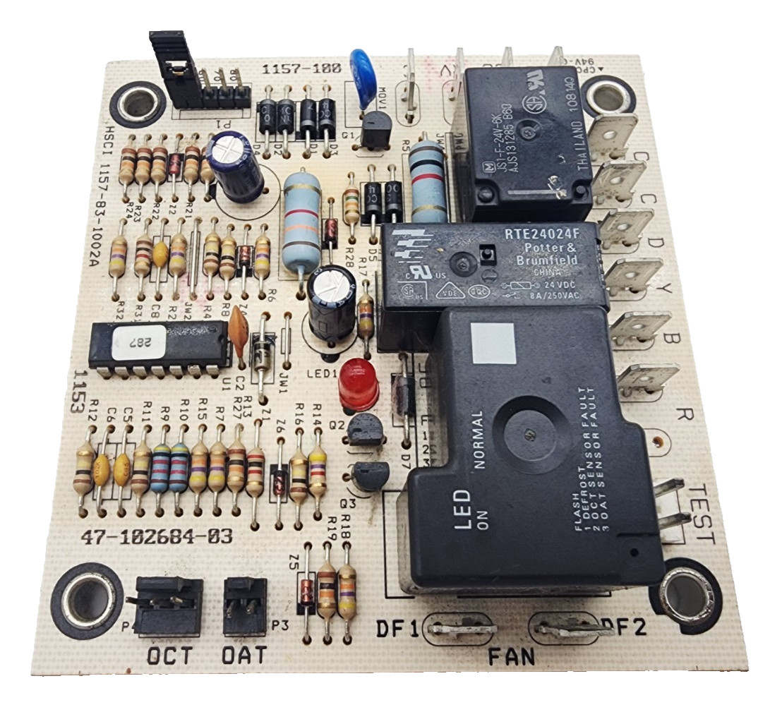 Rheem Ruud 47-102684-03 Defrost Control Circuit Board 1157-100