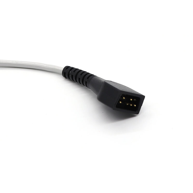 Adult Finger Soft-tip SpO2 Sensor Probe 1M 7pin Fit For pulse transducer