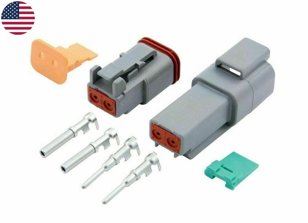 2 Pin Deutsch DT04-2P DT06-2S waterproof electrical connector
