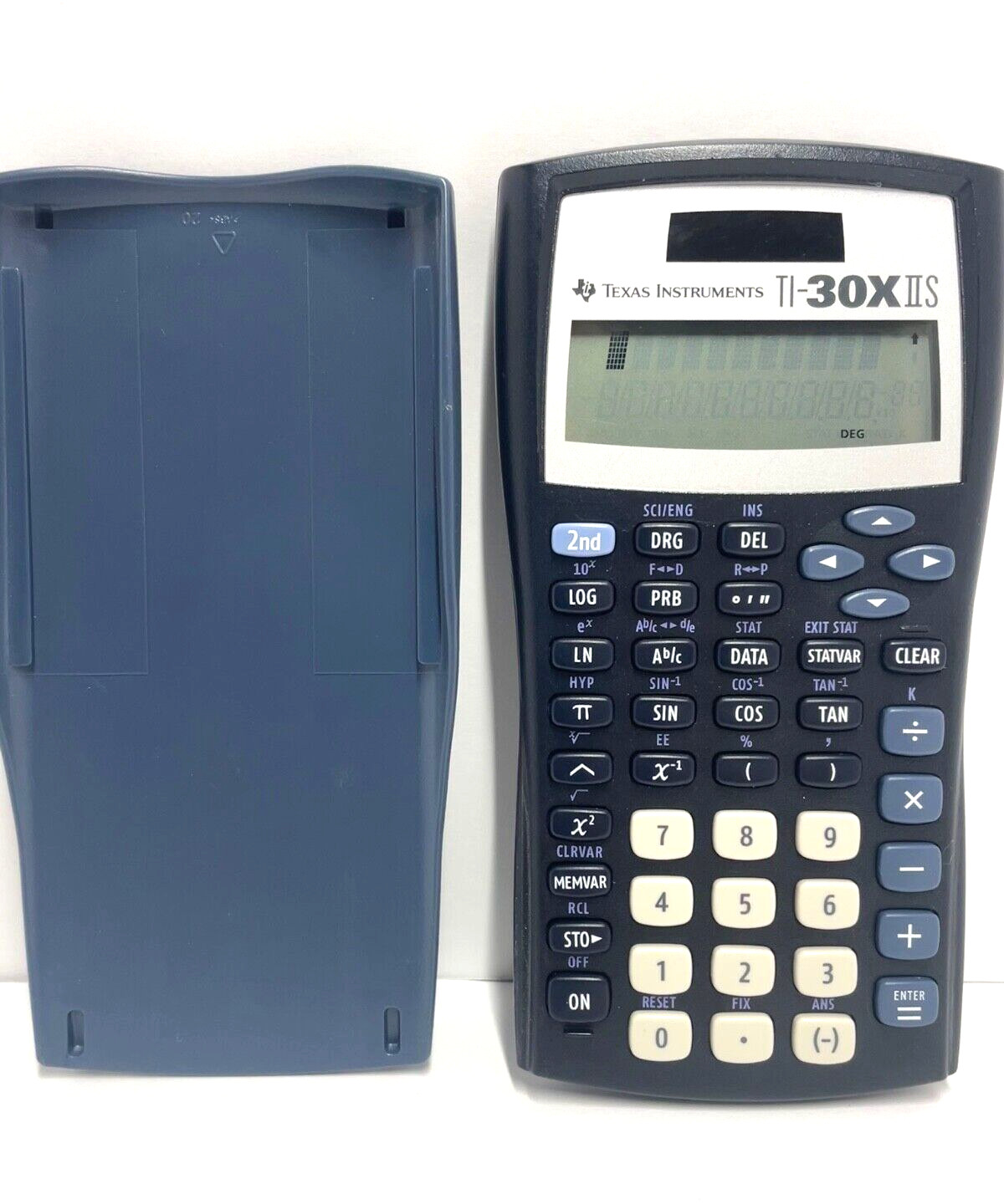 Texas Instruments TI-30X-IIS White Grey Scientific Calculator With Cover -Tested