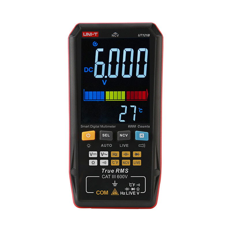 UNI-T Smart True RMS Multimeter Digital Volt meter Cap NCV Live Wire Temp Tester