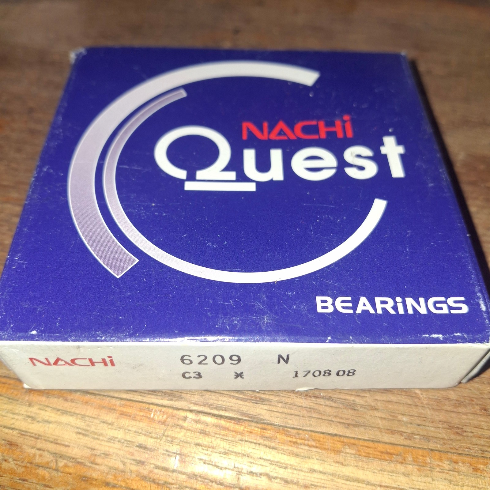 Nachi Bearing P/N: 6209 N single row ball bearing New/old stock Free shipping