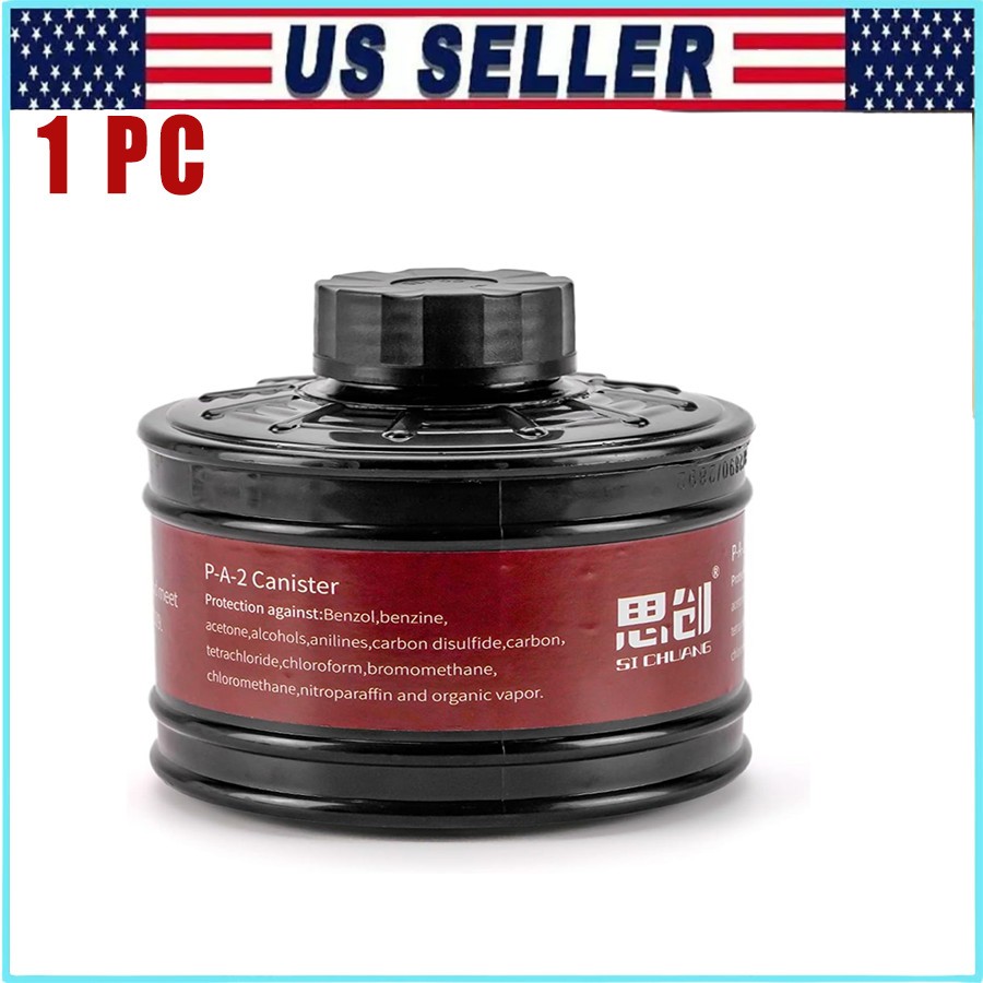40mm Gas Mask Filters – Full Face Respirator Mask Cartridge for Organic Vapor