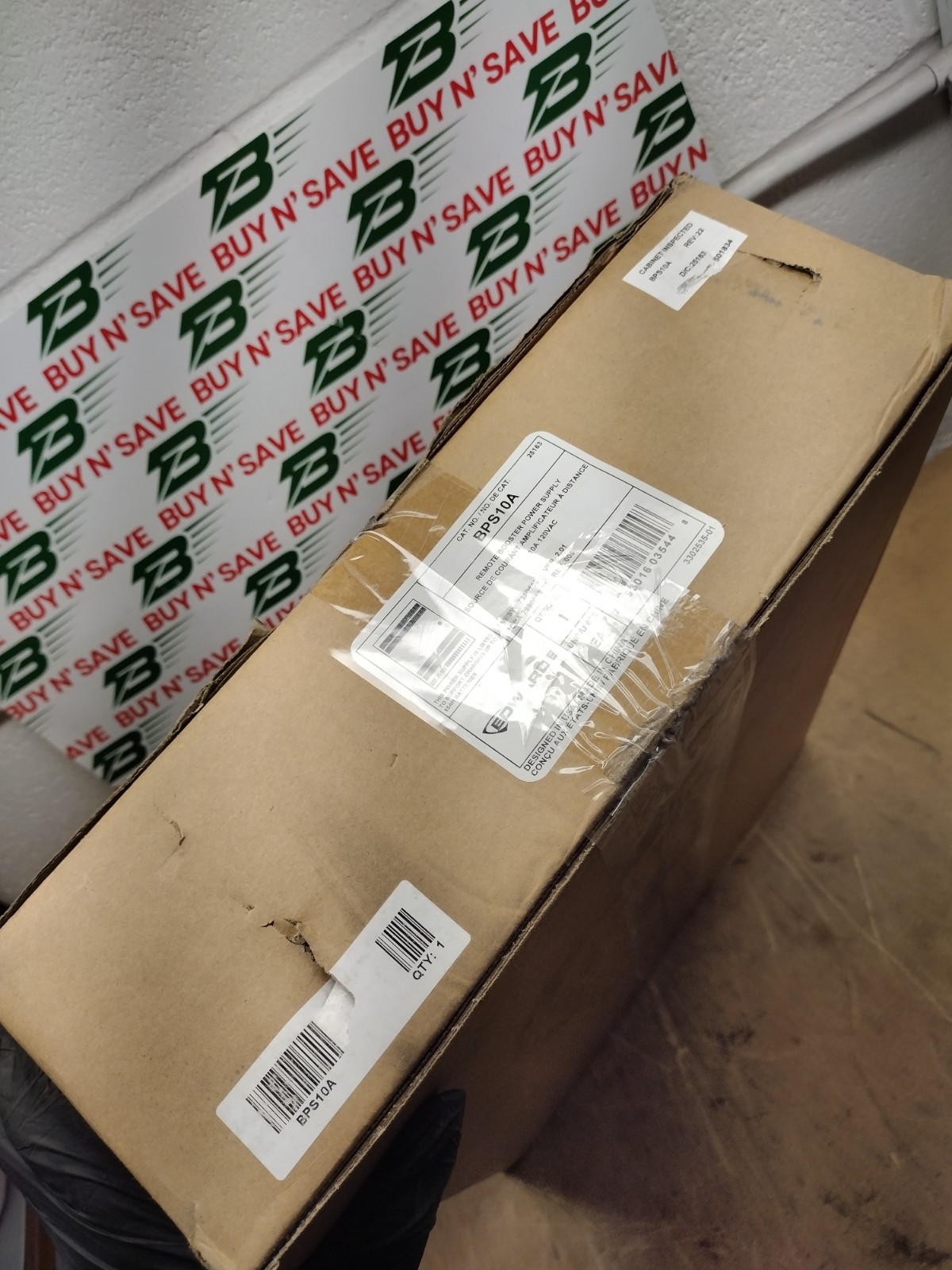 Edwards BPS10A Booster Power Supply & Unpunched Box – NO KEY – Open Box