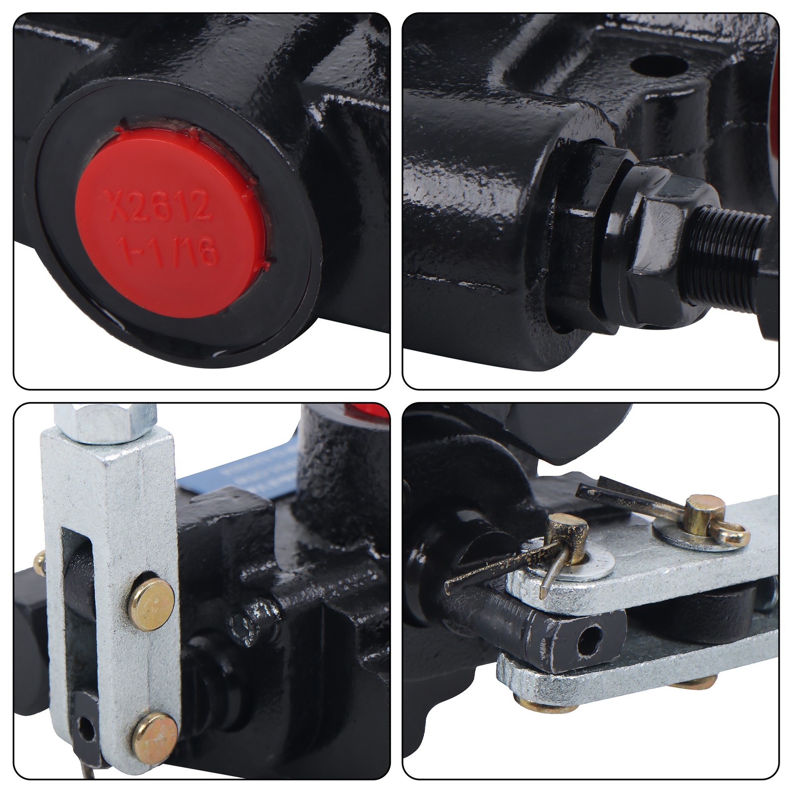 1 Spool 21 GPM Hydraulic Log Splitter Control Valve 4300 PSI Detent release