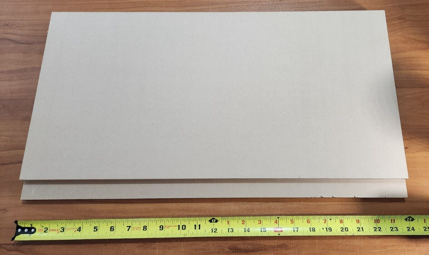 (2) ACRYLIC CELL CAST SHEET CLEAR 0.50″ X 12.00″ X 24.00″ LOT OF 2