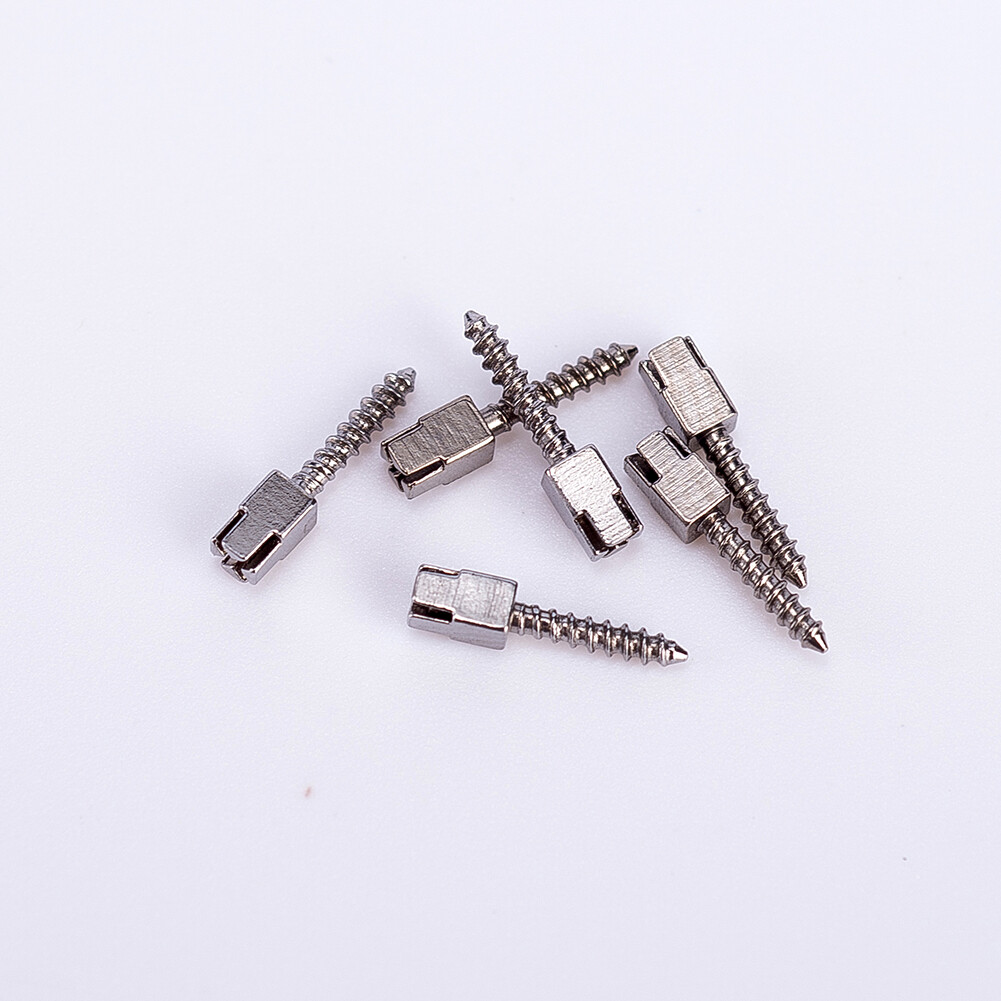 Dental Screw Posts Conical Kits Refills Assorted 24k Gold Plated/Silver 120 Pcs