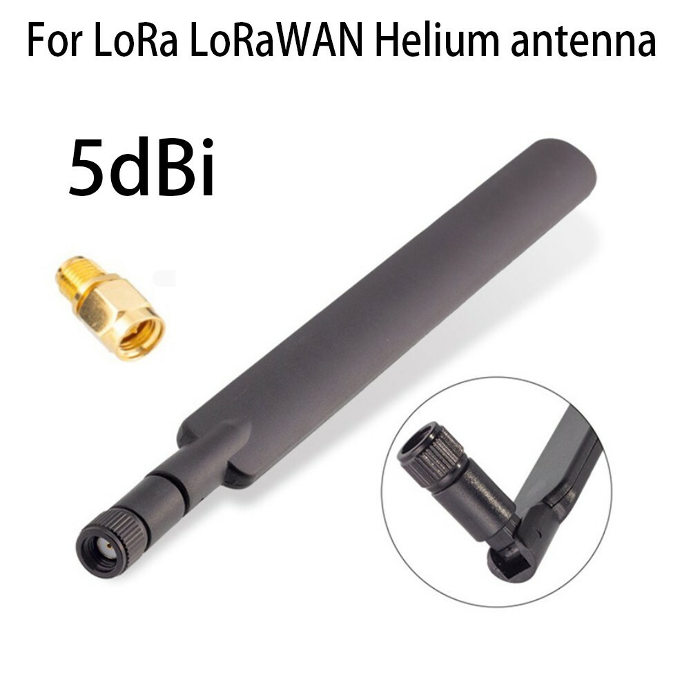 915M LoRa LoRaWAN Helium 5dBi RP-SMA Male-(female) Indoor Miner-Antenna