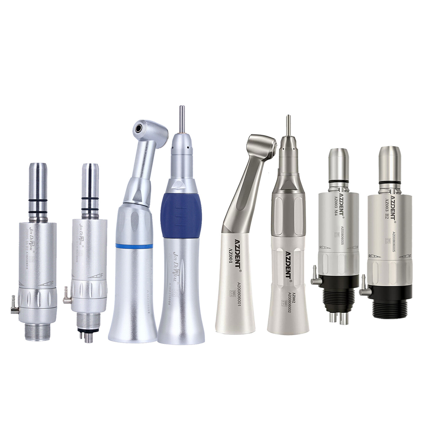 Dental Low Speed Straight Contra Angle Handpiece 2 4 Holes Air Motor
