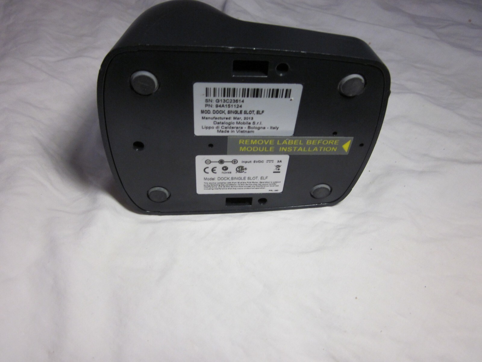 DATALOGIC DOCKING STATION 94A151124 MADE IN VIETNAM