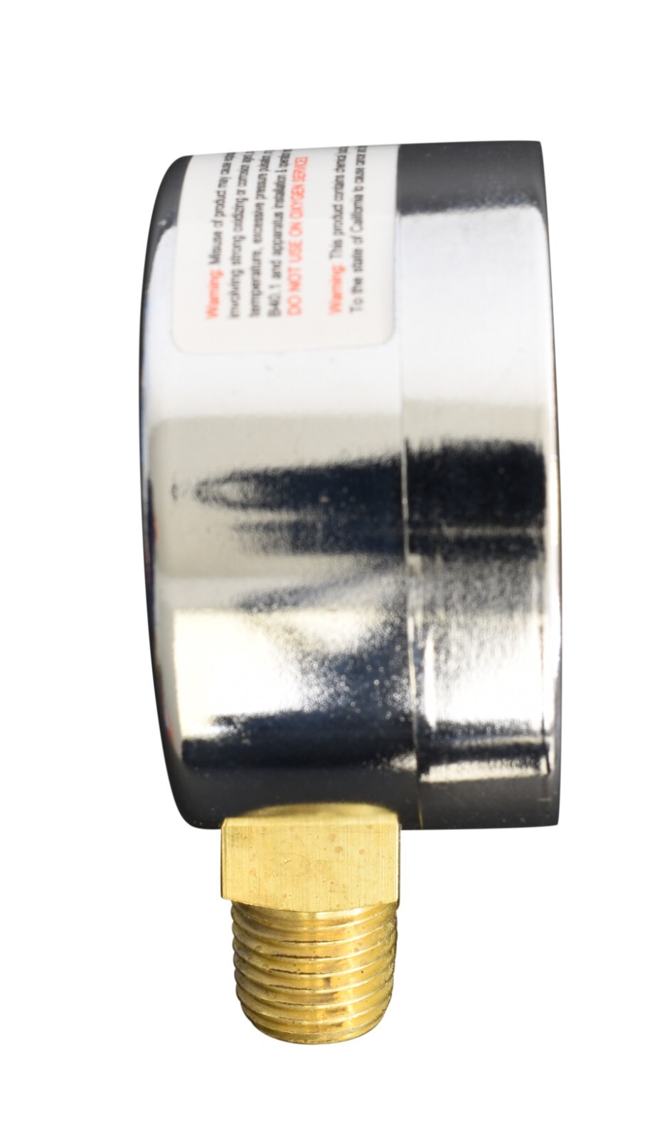 1-1/2″ Vacuum Gauge – Chrome Plated Steel Case, 1/8″NPT, Lower Mnt. -30 inHg/0