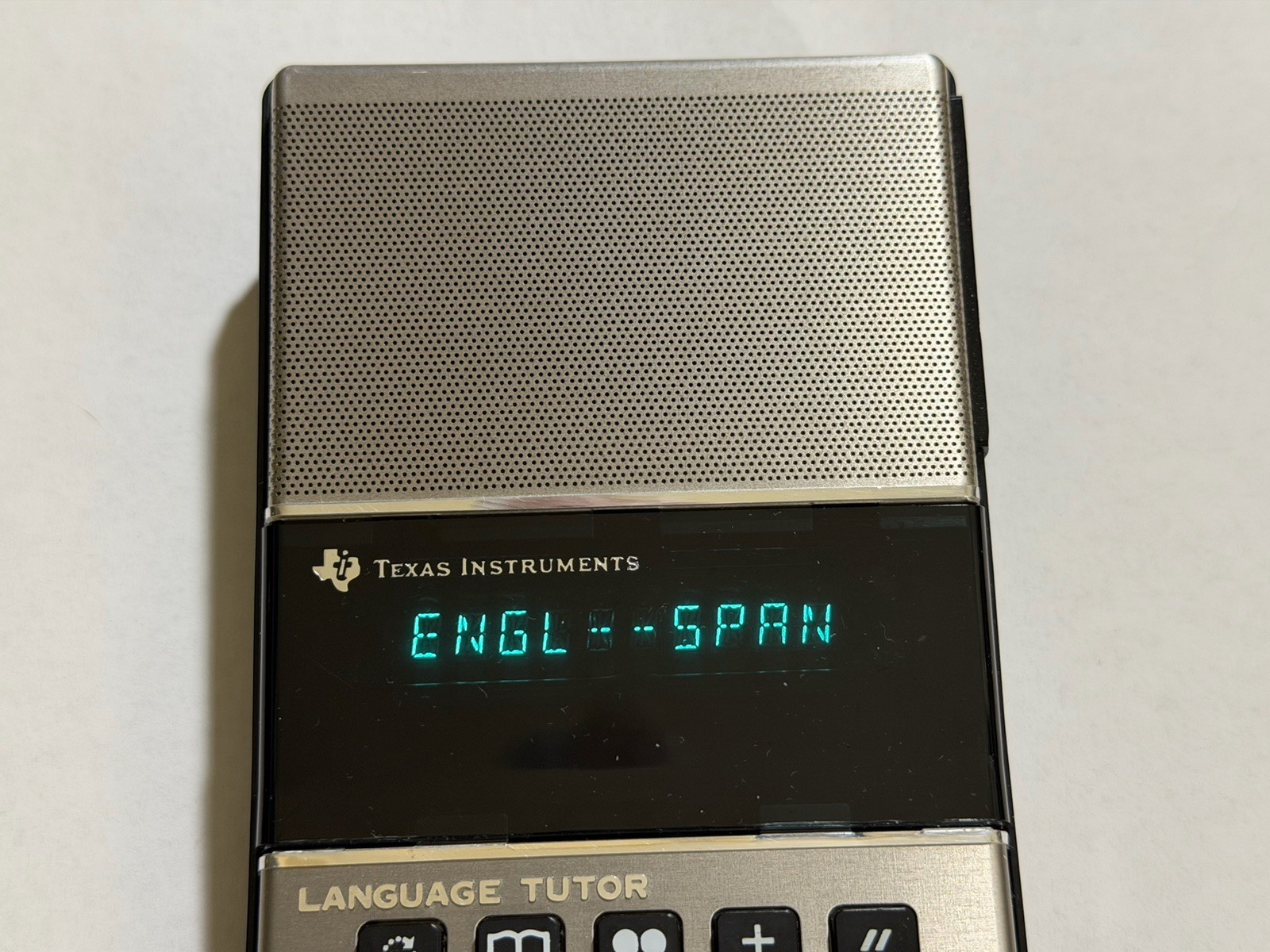 Texas Instruments Language Translator Vintage Spanish Tutor Module w/Case TI (7)