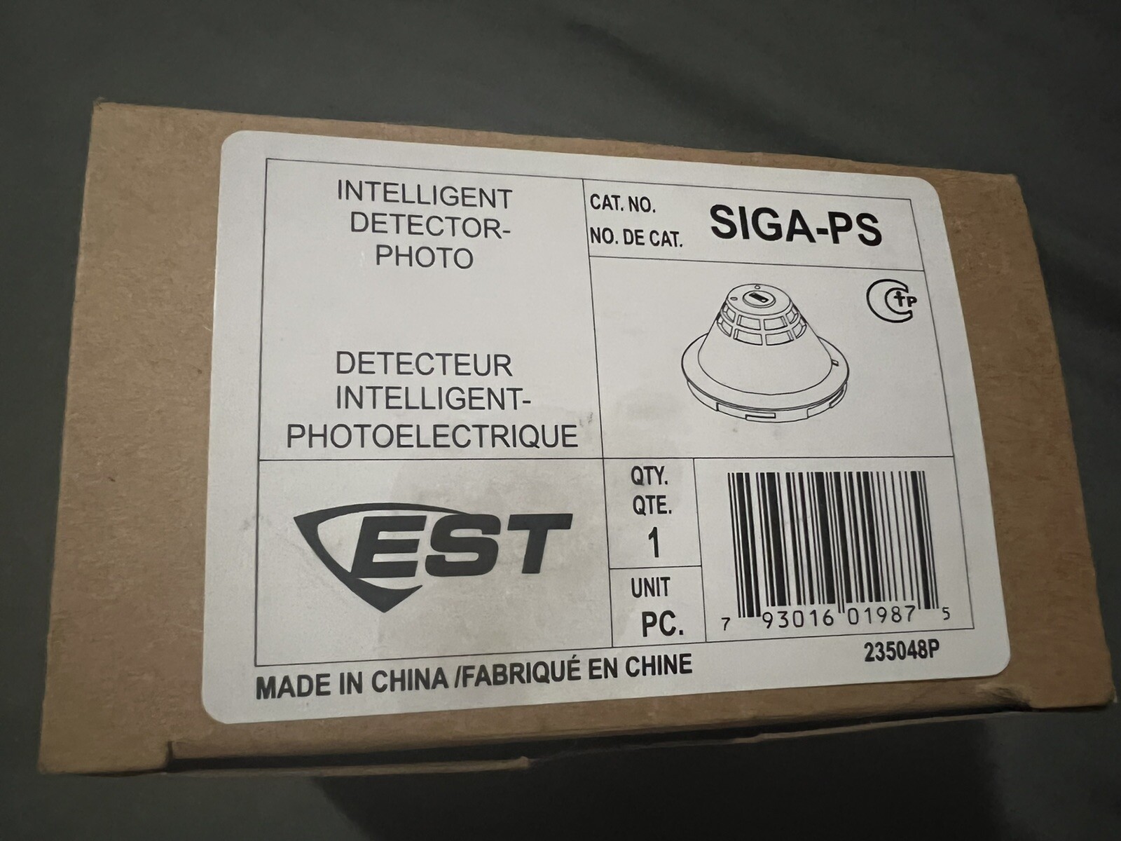 BRAND NEW EDWARDS EST SIGA-PS SIGA PS Photoelectric Smoke Detector FREE SHIPPING