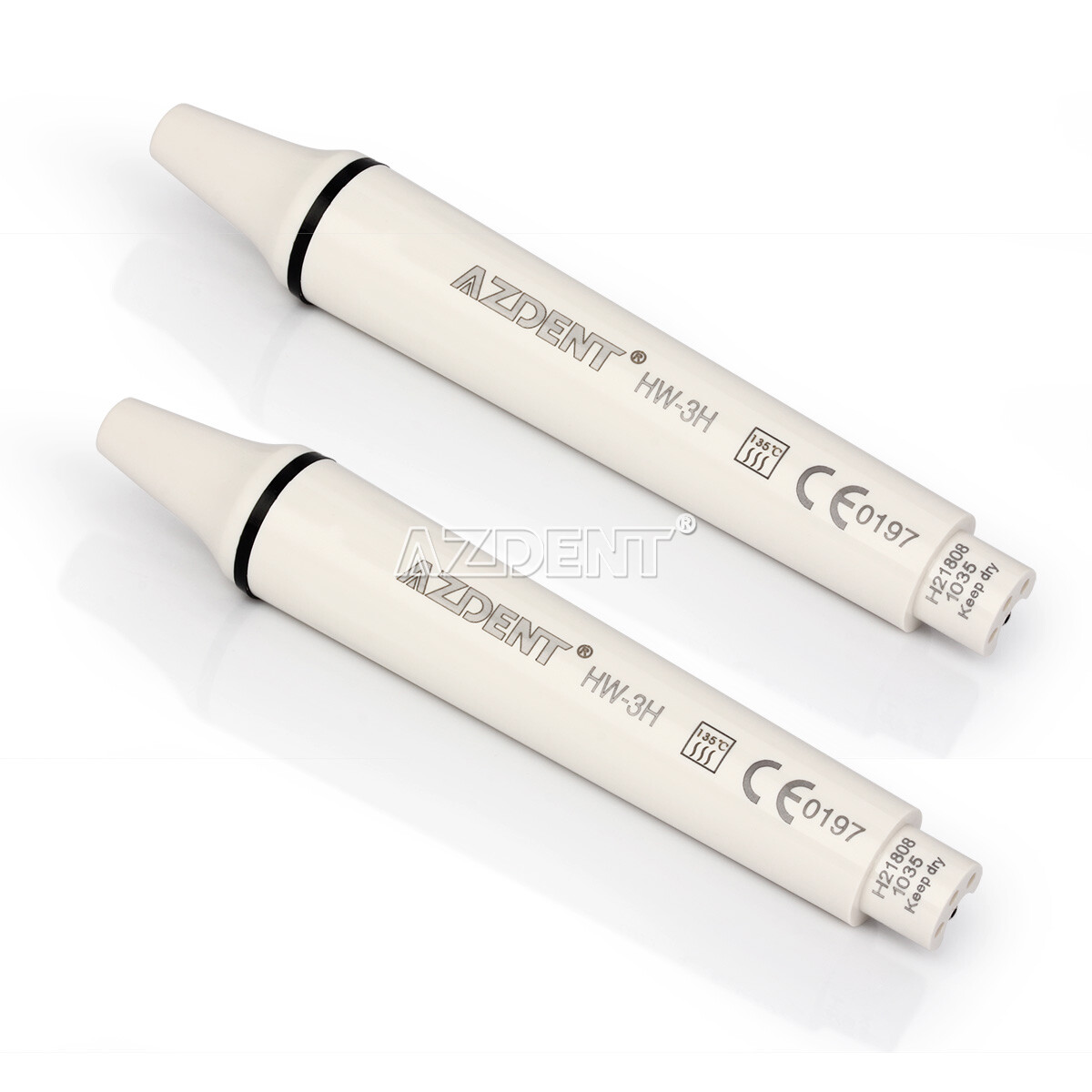 2Pcs Woodpecker Dental Ultrasonic Piezo Scaler HW-3H Handpiece For EMS