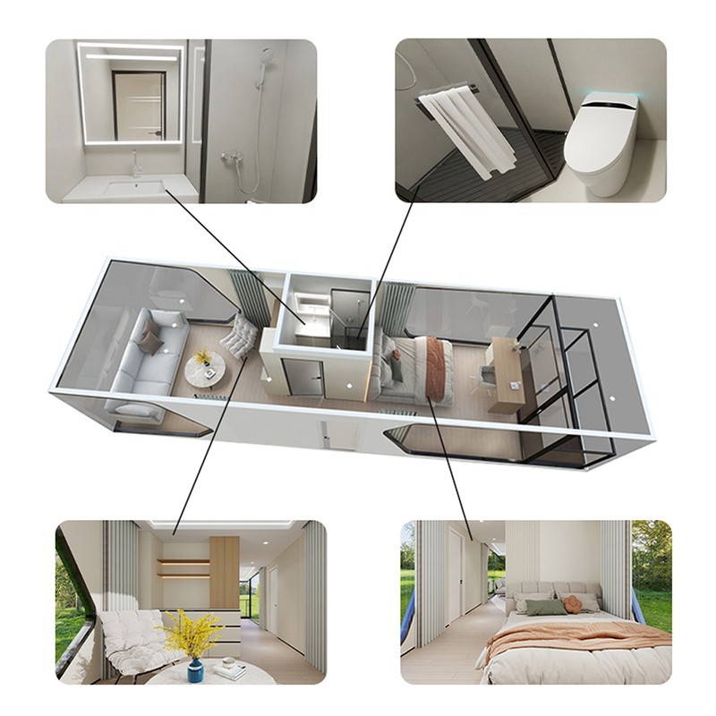 Factory Direct Sales Moisture Proof Comfort Space Capsule Homes
