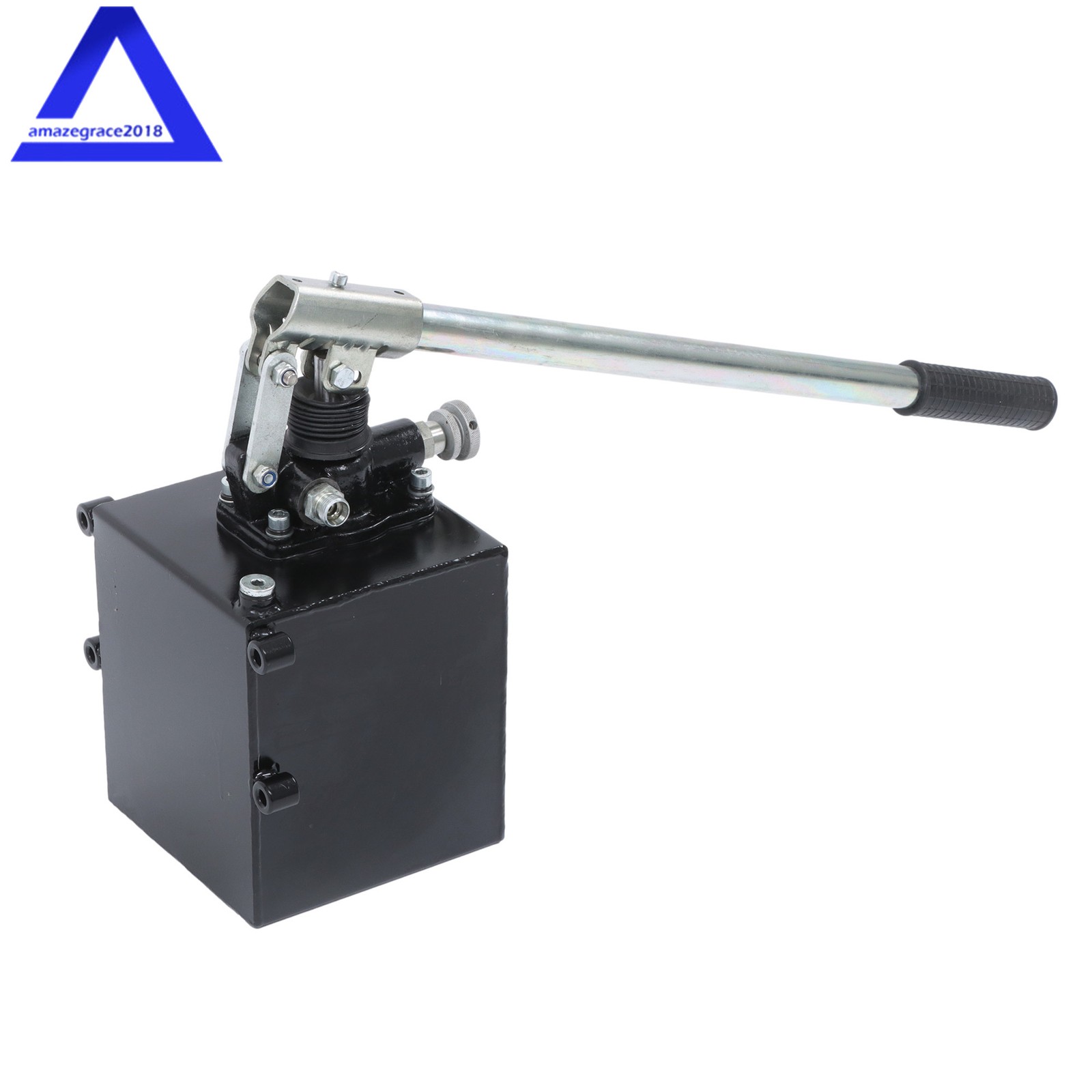 Hydraulic Piston Hand Pump 1.5 Cid 5 Quart With Release Knob For Single-Acting