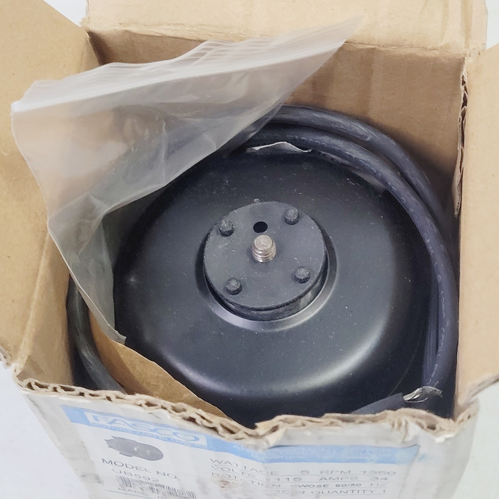 Fasco UB592 Unit Bearing Motor