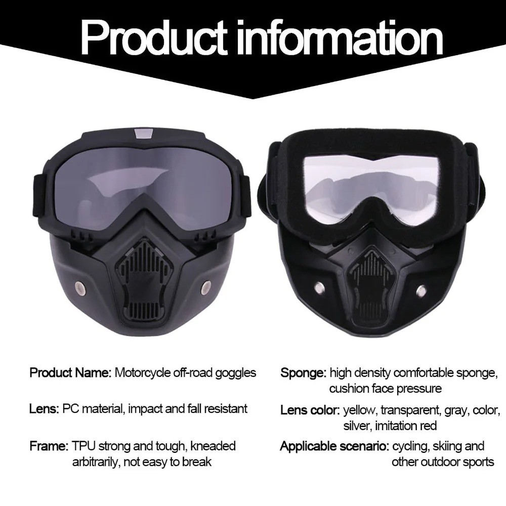 Safety Work Full Face Mask Shield & Goggles, Construction Eye Protection Eyewear