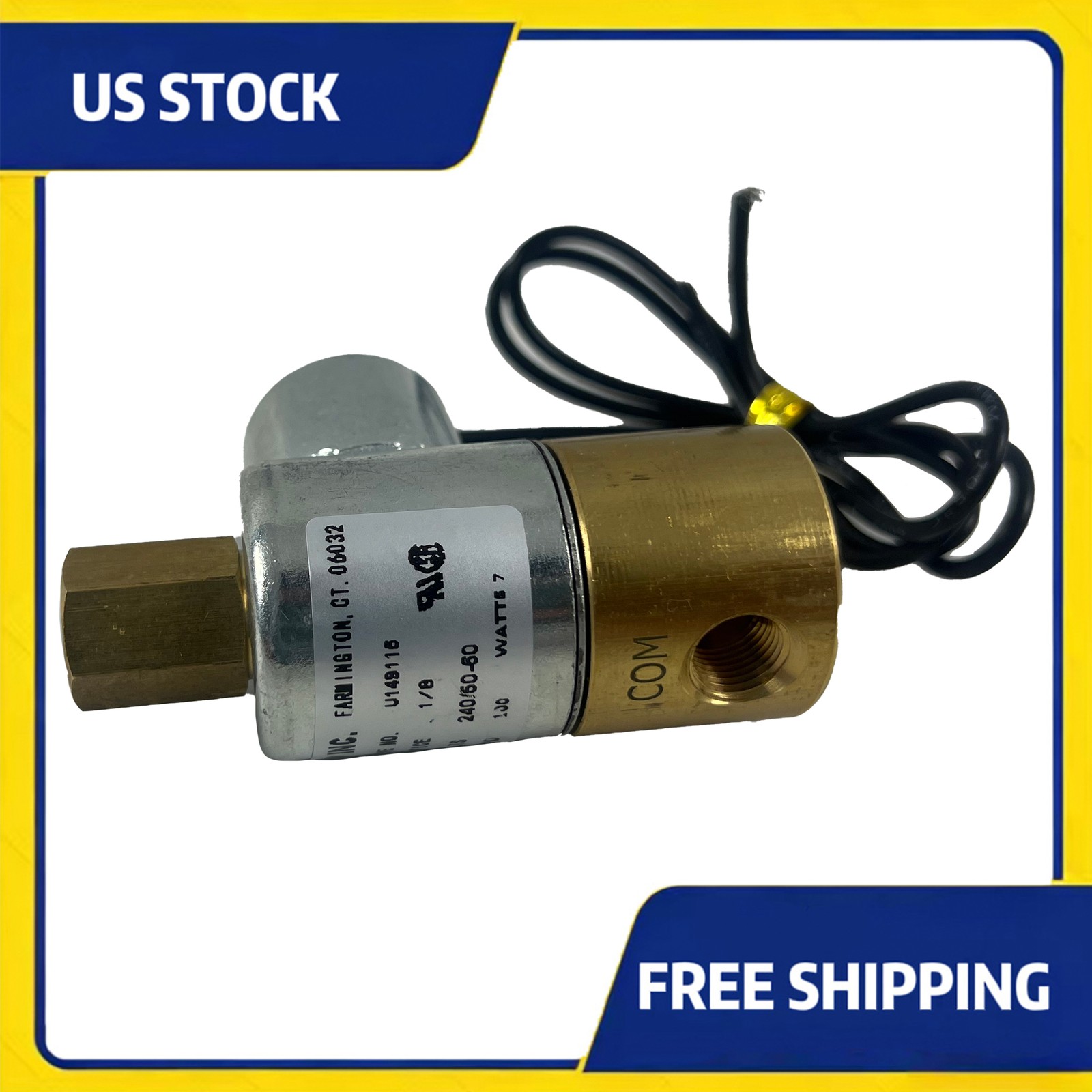 New Solenoid Valve for Ingersoll Rand 3-Way Air Compressor U342160-0241 39583943