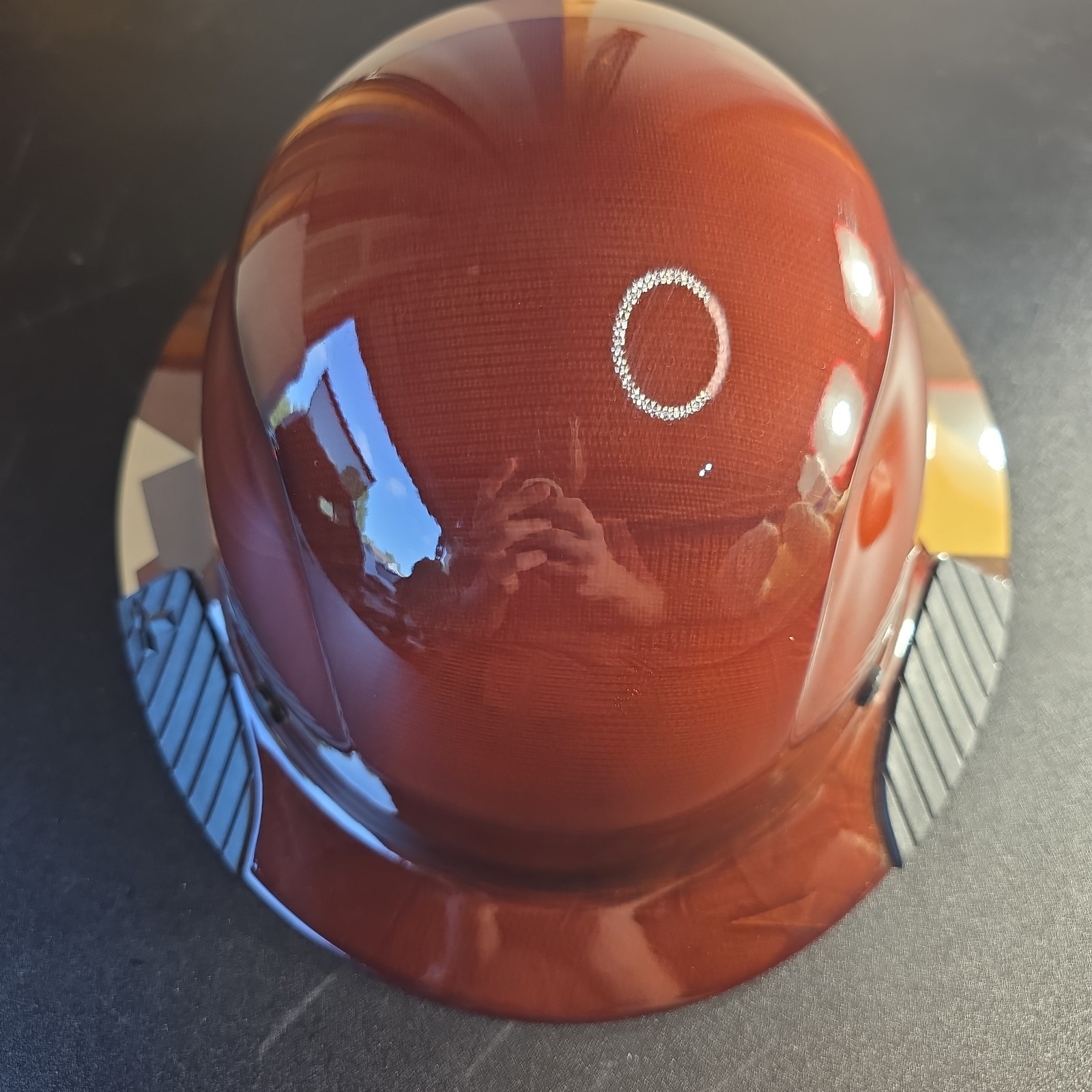 Lift Safety Dax Carbon Fiber Full Brim Hard Hat Brown Camo New