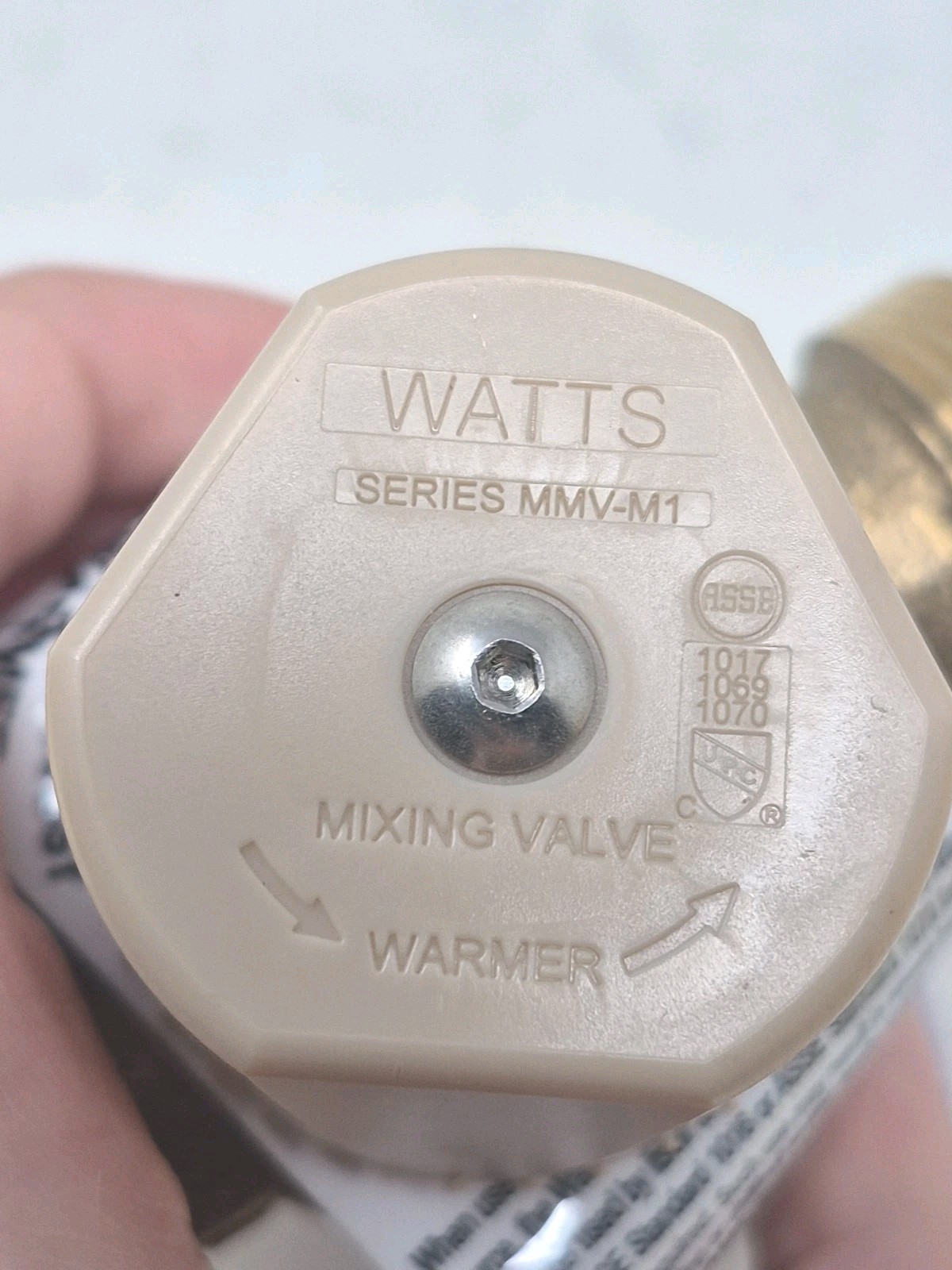 Watts LFMMVM1 Thermostatic Mixing Valve 1/2″ 80°-120°F, 150 PSI,
