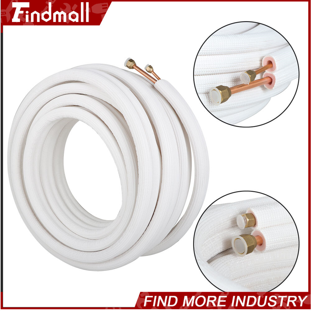 Findmall 50 Feet 1/4″ – 3/8″ Dia. Install Kit For Mini Split Heat Pump Systems