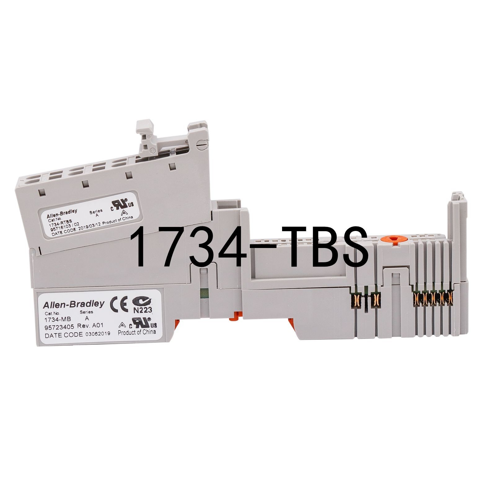 2025 New Allen-Bradley 1734-TBS Point I/O Spring Terminal Base w/ IEC 1734TBS