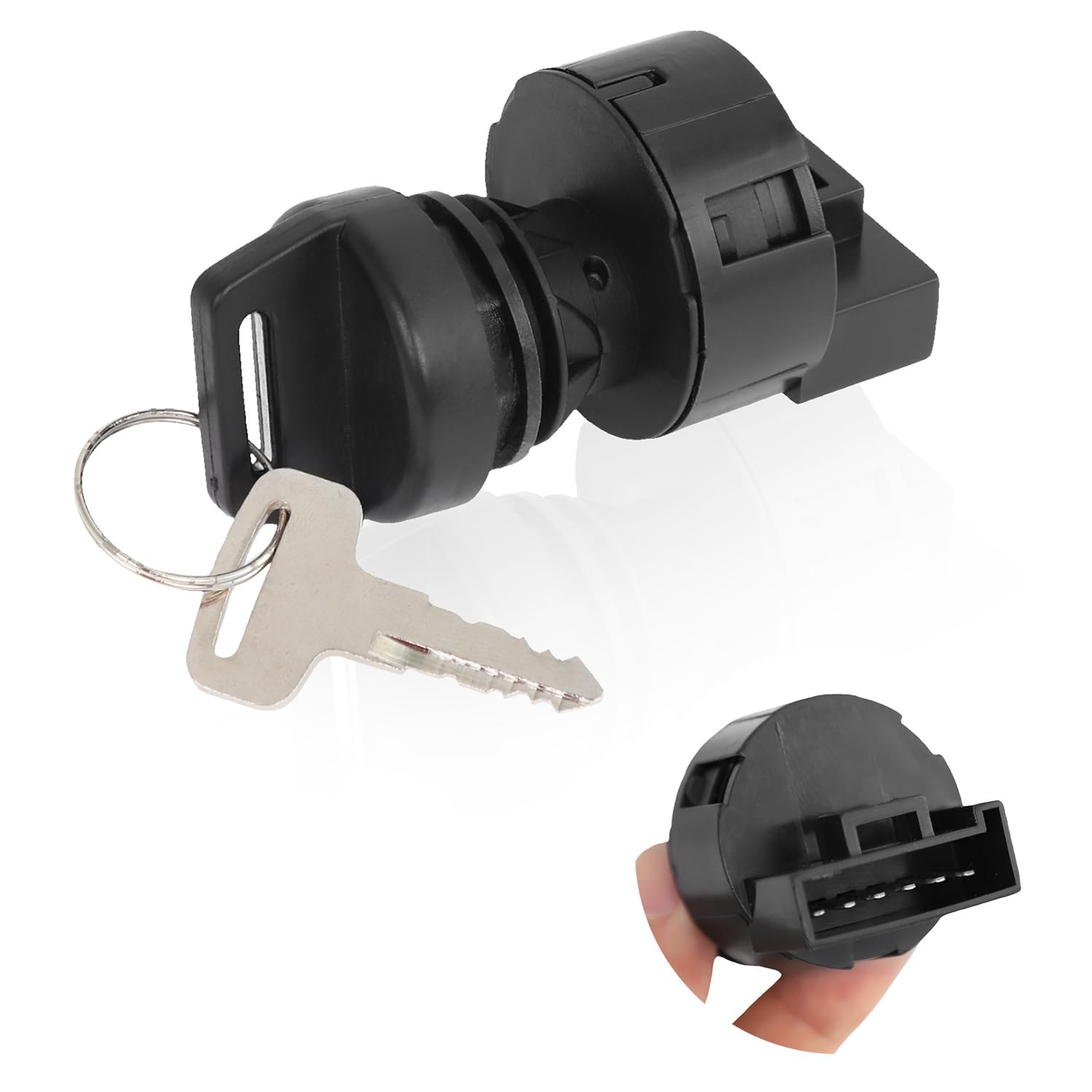 Ignition Key Switch 3 Position 6 Pins Compatible with Polaris Sportsman 400 500