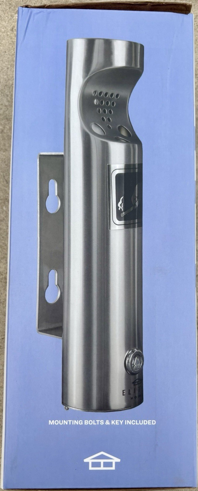 Elitra Home Wall Mounted Cigarette Disposal Stainless Steel Model 180700