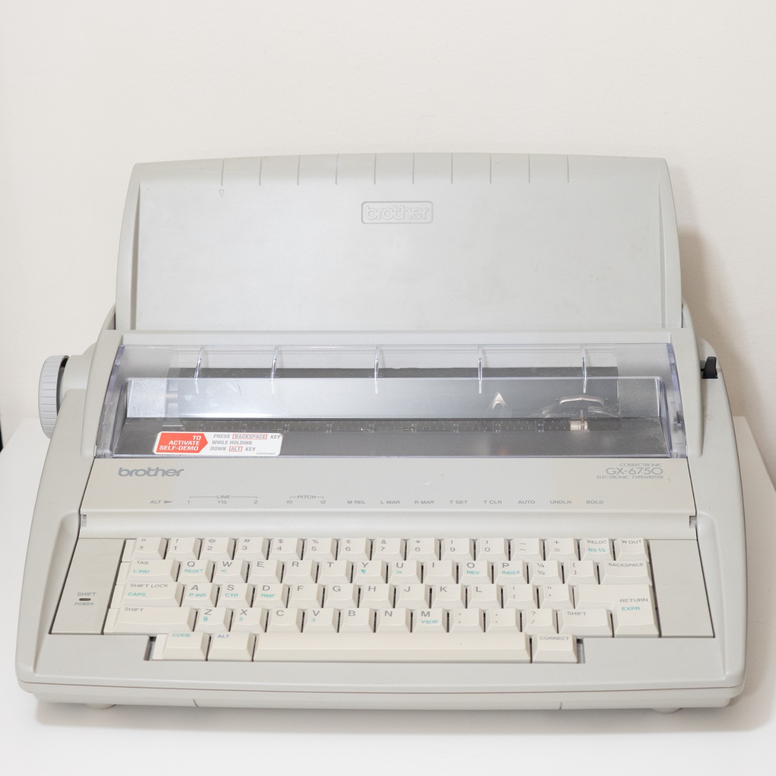 Brother Correctronic GX-6750 Vintage 1990s Electronic Daisywheel Typewriter