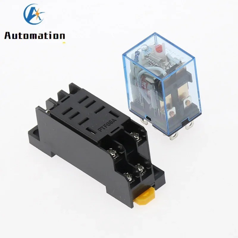 12V 24V 36V 110V 220V 380V DC/AC 10A 8PIN Coil Power Relay DPDT LY2NJ HH62P HHC6