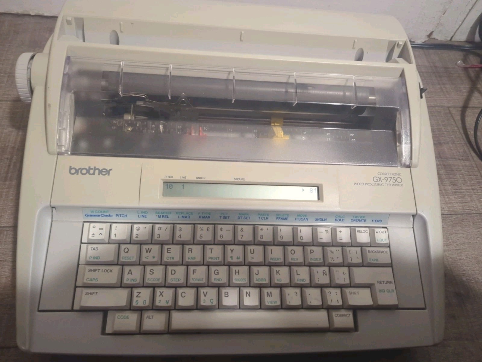 Brother correctronic Gx-9750 Word Processing Typewriter