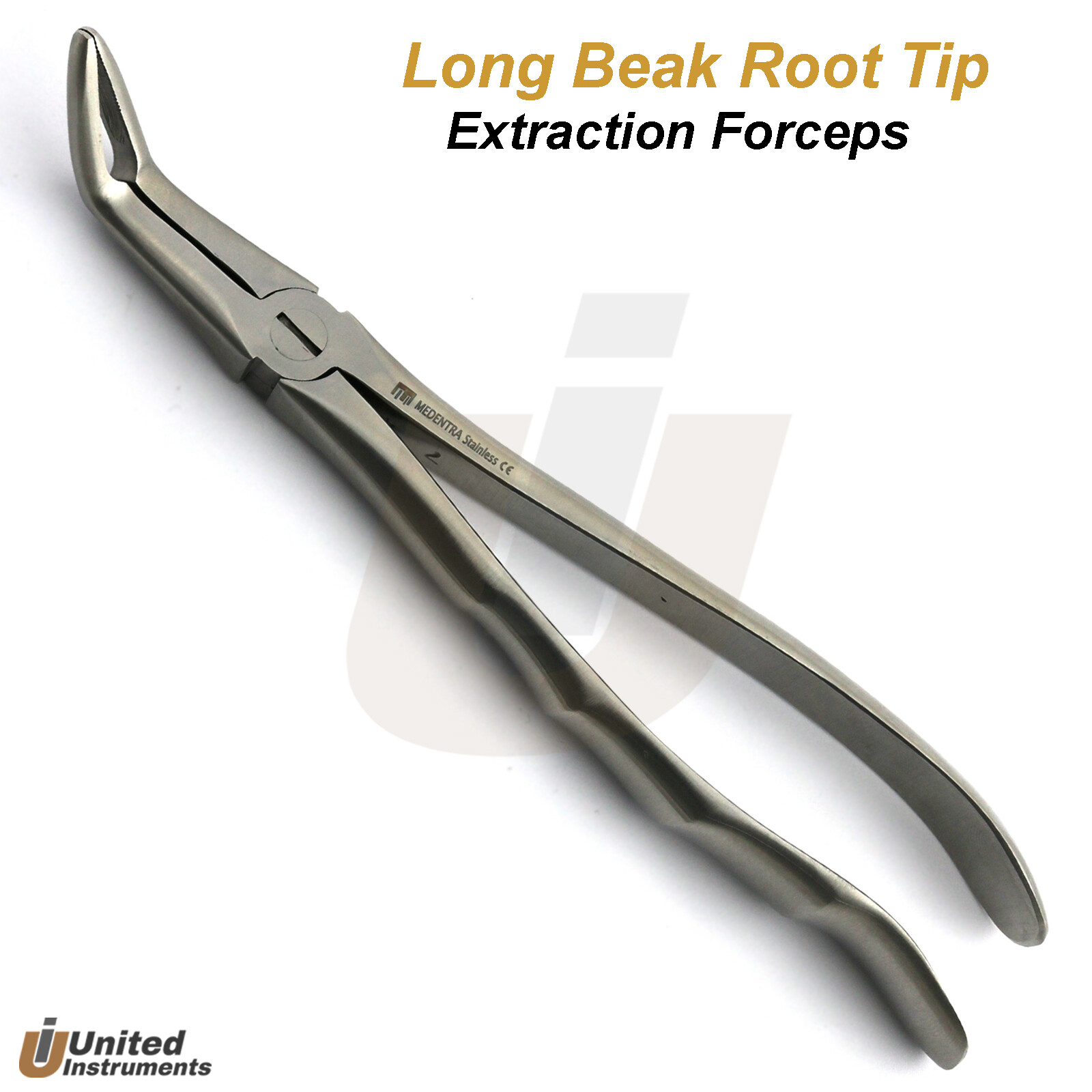 Long Beak Extraction Forceps Upper Lower Root Tip Removal Dental Surgical Plier
