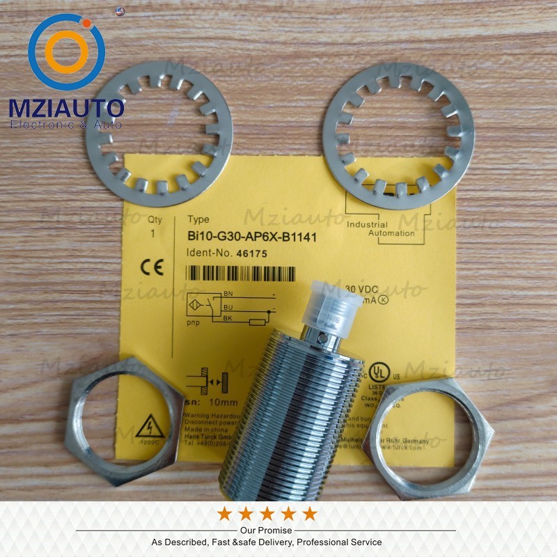 Proximity Sensor Switch BI10G30AP6XB1141 For Turck BI10-G30-AP6X-B1141 PNP 4Pins