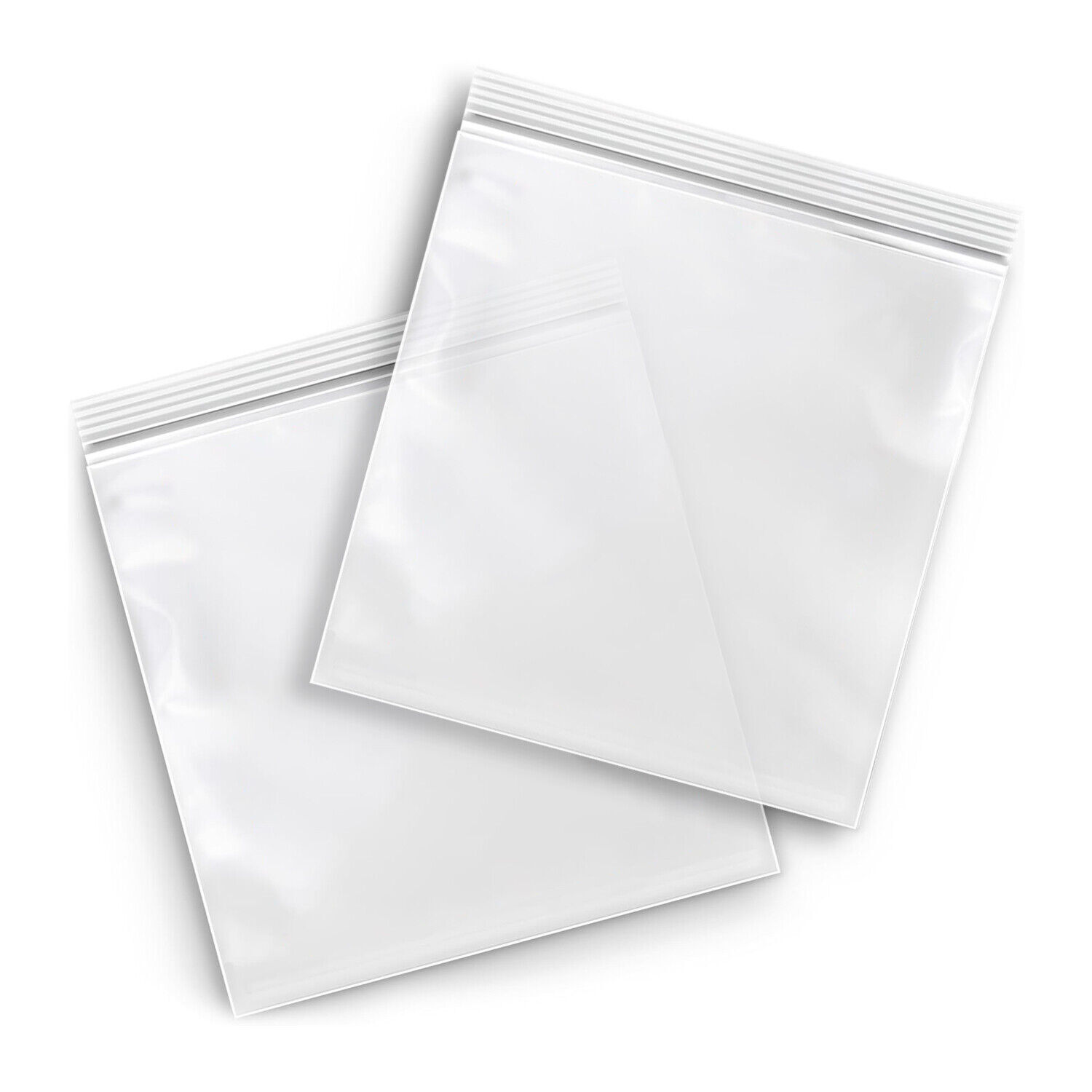 1000 Pcs Reclosable 2 Mil Zipper Bags 10″x10″ Clear Zip Lock Plastic Bag