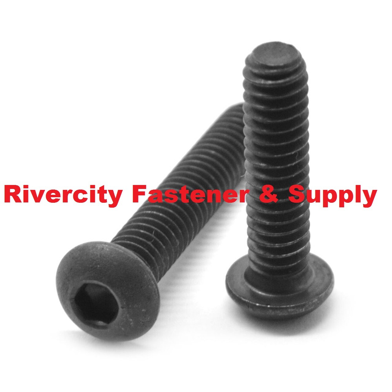 5/16-18×1 Black Button Allen Head Cap Screws 5/16×18 x 1 Bolts 5/16 x 18 x 1