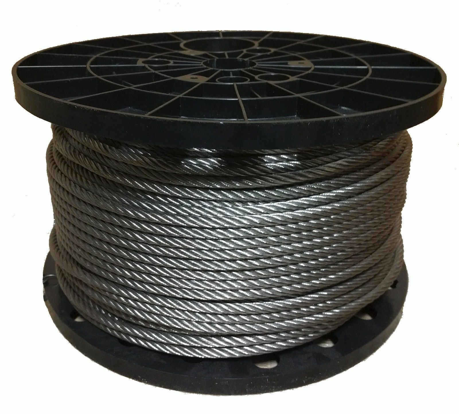 3/8″ Stainless Steel Aircraft Cable Wire Rope 7×19 Type 304 (150 Feet)