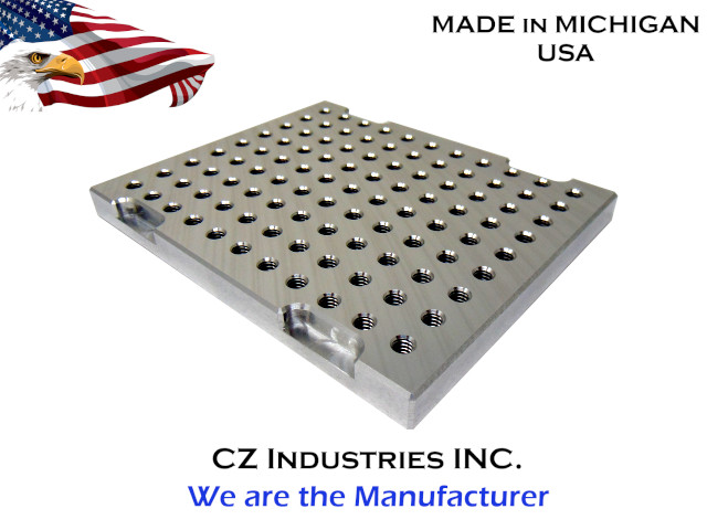 5″ x 6″ x 1/2″ MIC 6 Aluminum Fixture / Sacrificial Plate, Mini Pallet,QTY: 1