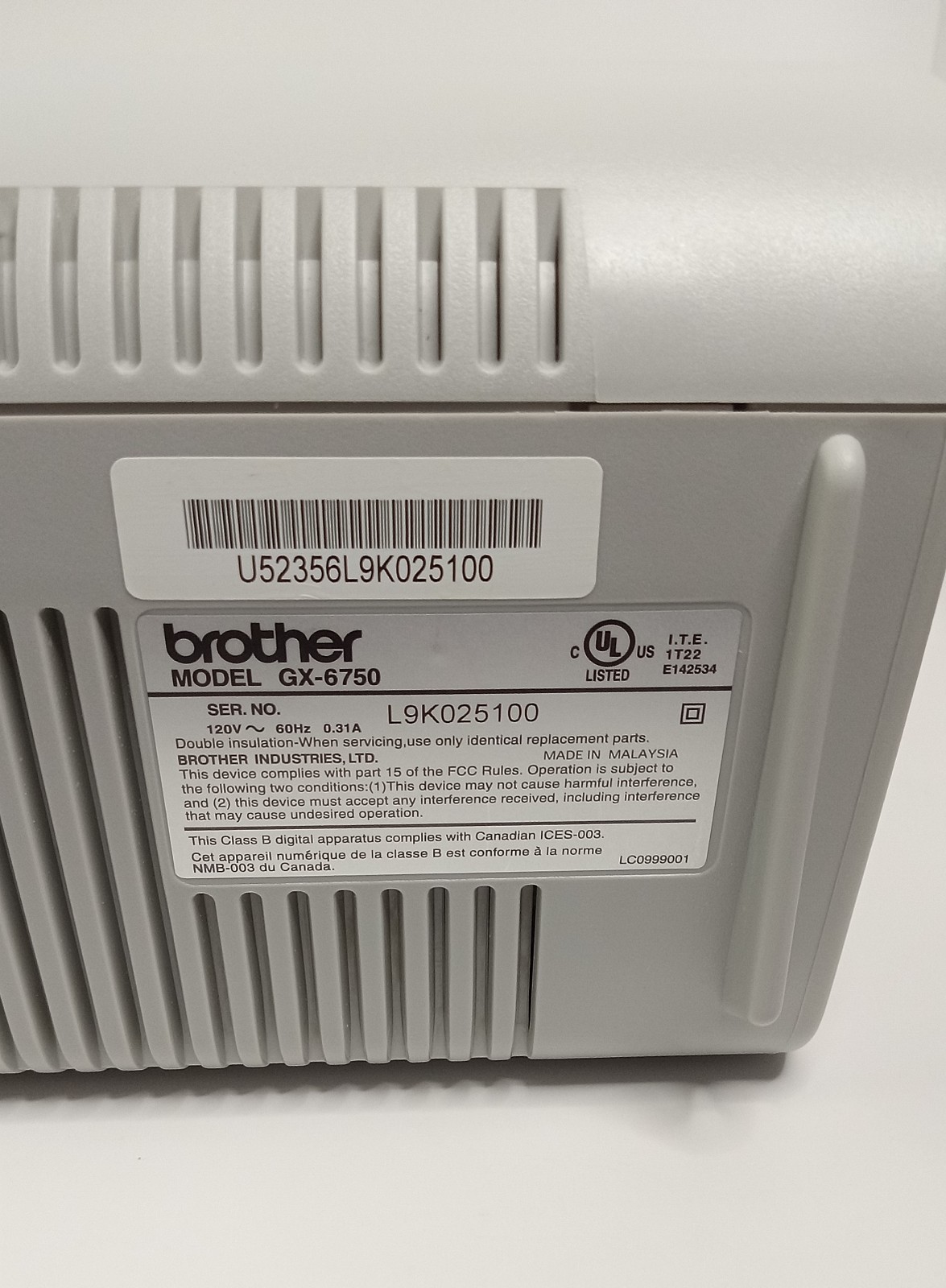 Brother Correctronic Electronic Typewriter GX-6750 – Tested & Working