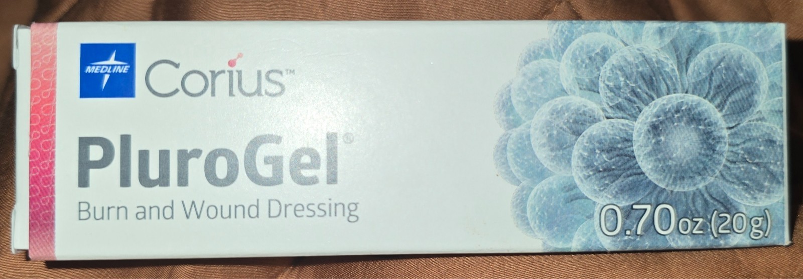 Medline PluroGel Burn and Wound Dressings, 0.7 oz. Tube, Gel, hydrogel, Iodosorb