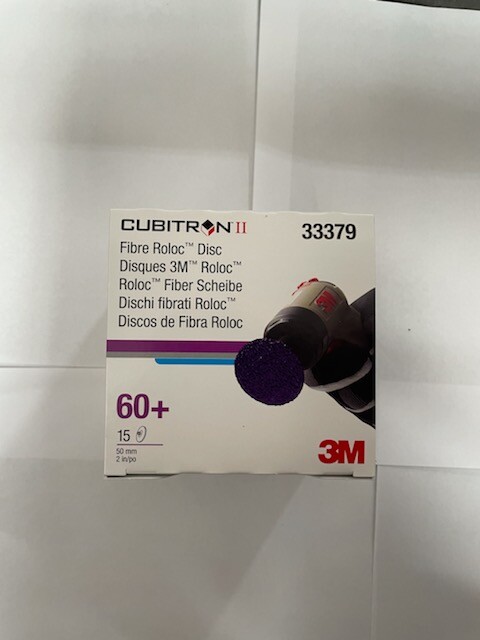 3M Cubitron II Fibre Roloc Disc, 2″ 60+ Grit : 33379