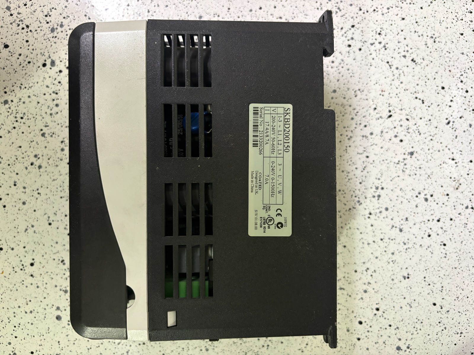 Emerson Control Techniques Commander SK SKBD200150 Variable Frequency Drive